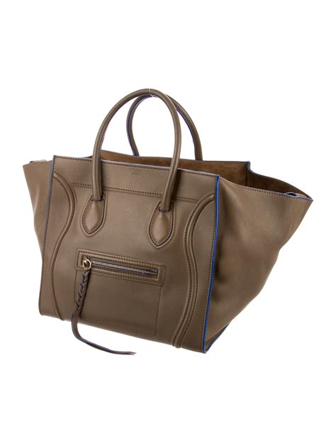 medium luggage handbag celine|Celine luggage bag.